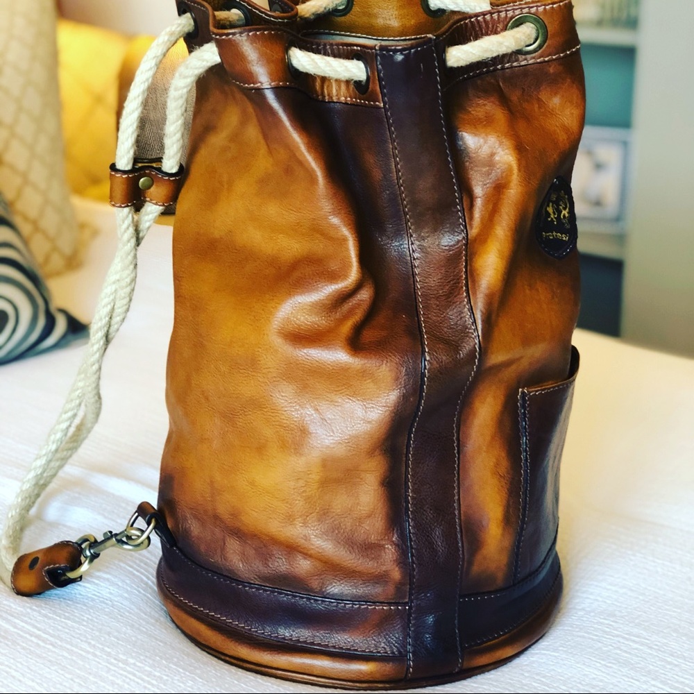 Pratesi Firenze Patagonia Rope Cowhide Travel Bag